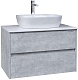 Grossman Мебель для ванной Эдванс 80 GR-3020 подвесная цемент светлый – фотография-15